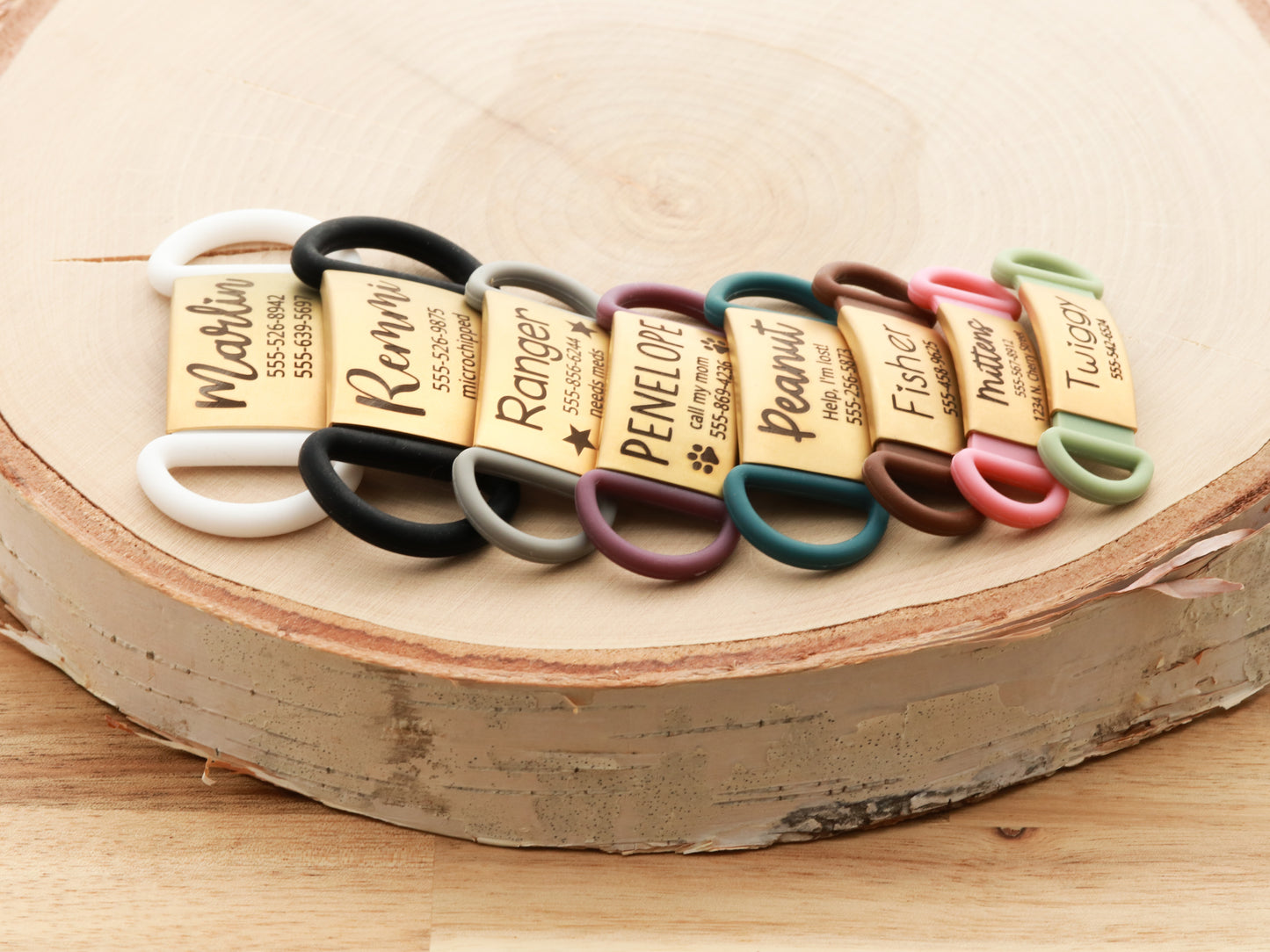 Silicone Pet ID Tag