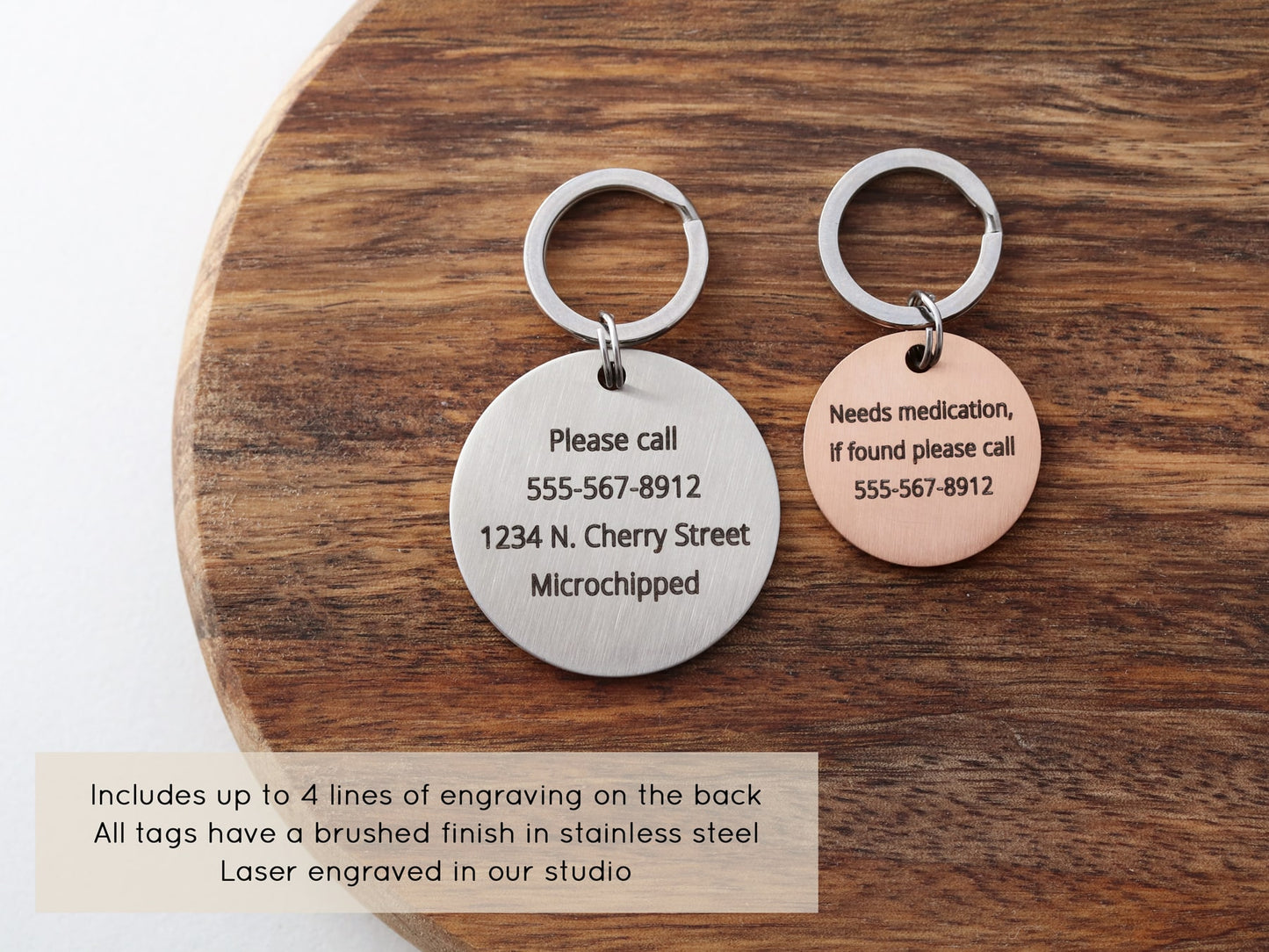 Round Tag