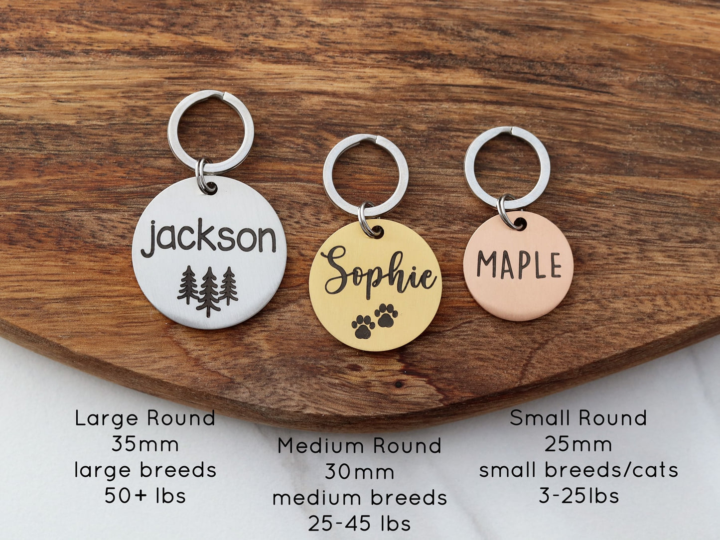 Round Tag
