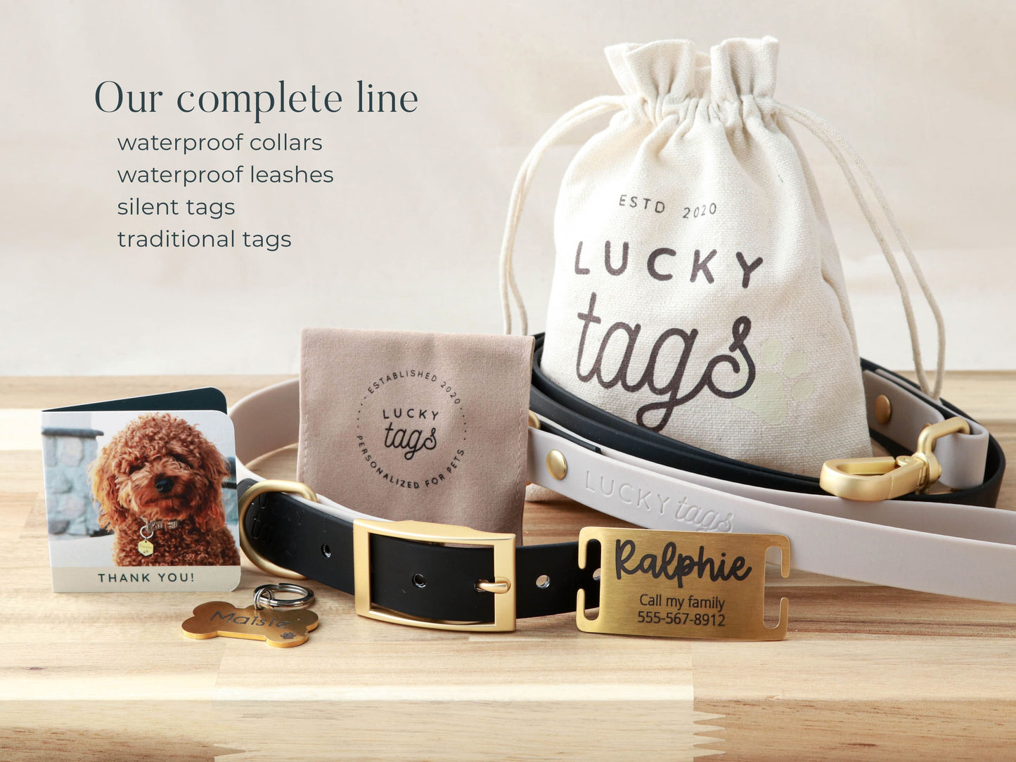 Black Waterproof Leash