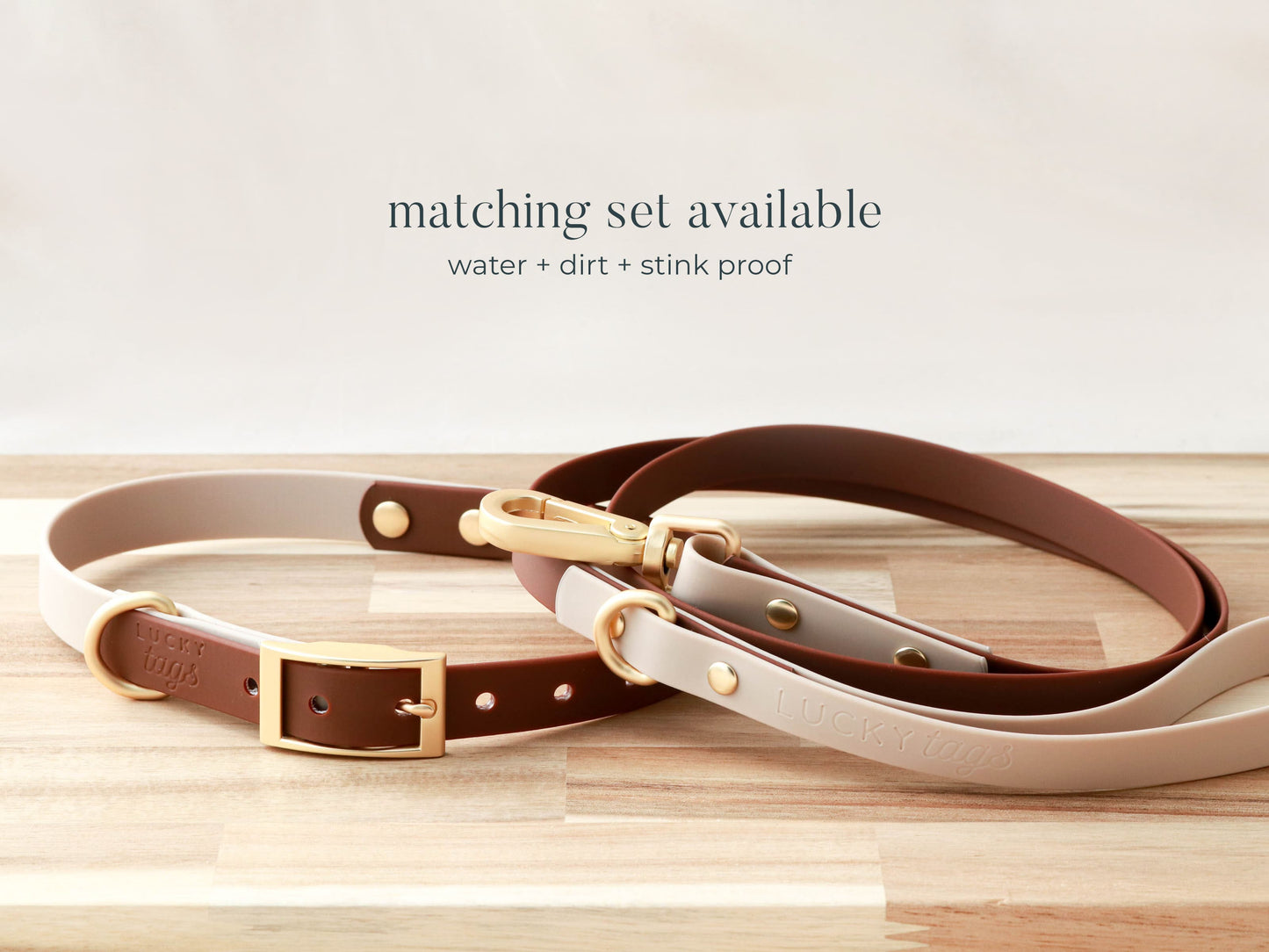 Brown Waterproof Leash