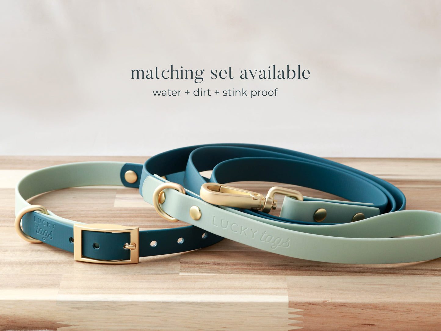 Teal Waterproof Collar