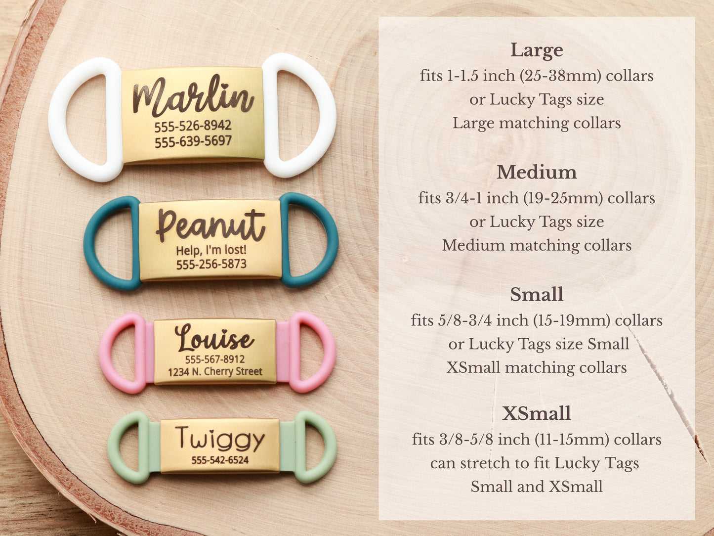 Silicone Pet ID Tag