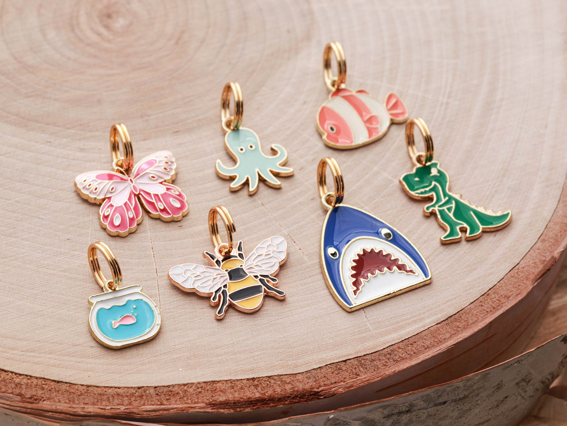 Lucky Tags Collar Charms