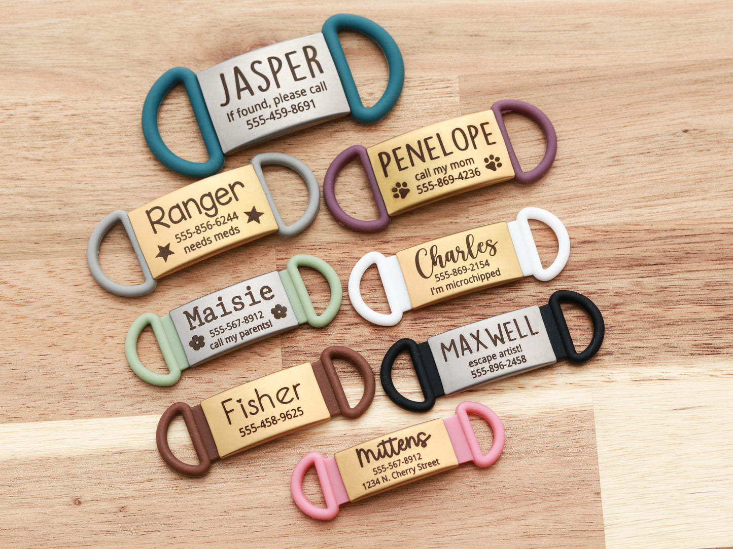 Silicone Pet ID Tag