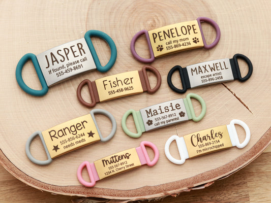 Silicone Pet ID Tag