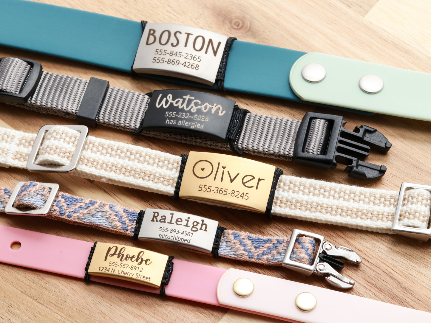 Elastic Pet ID Tag