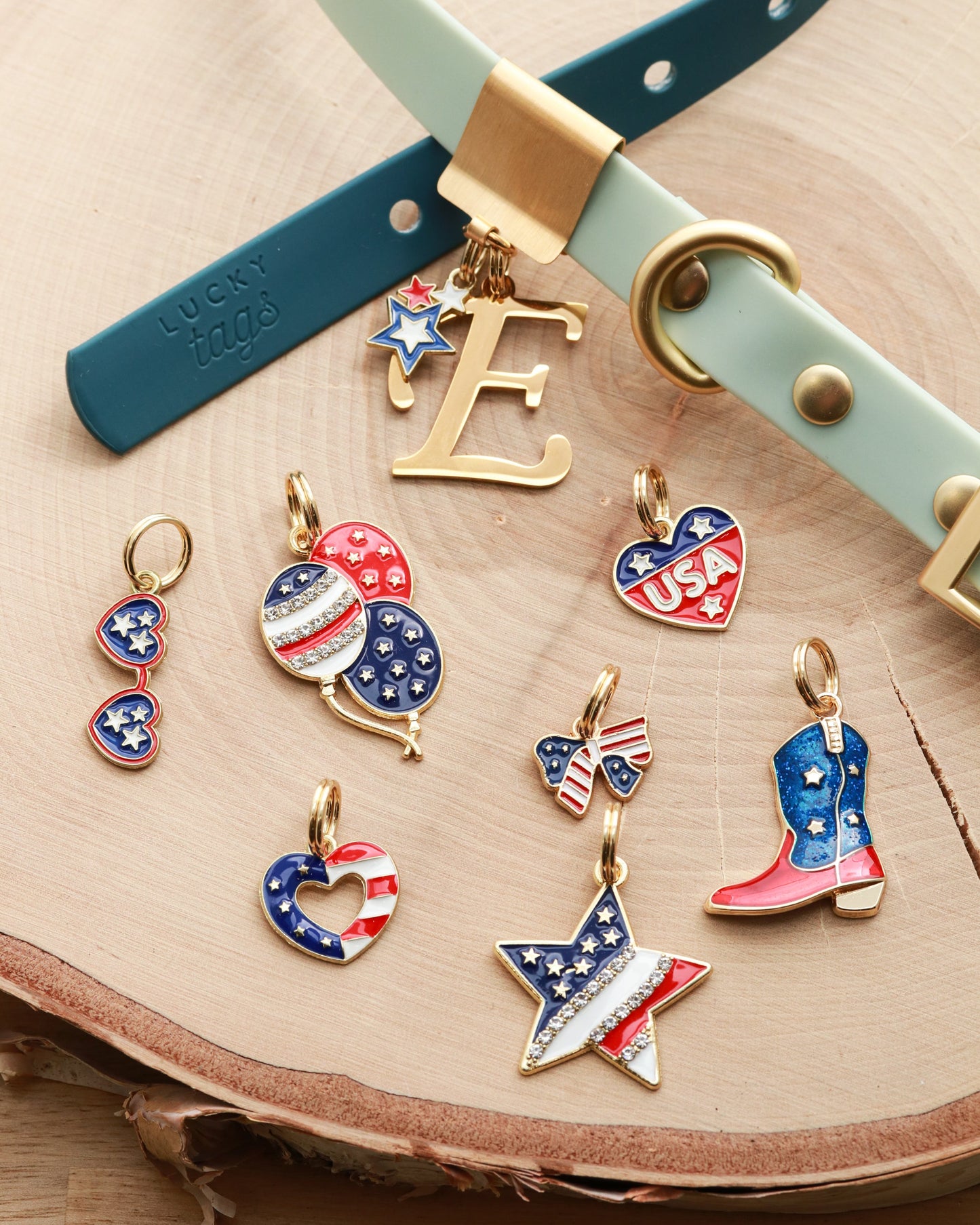 Patriotic Collar Charms
