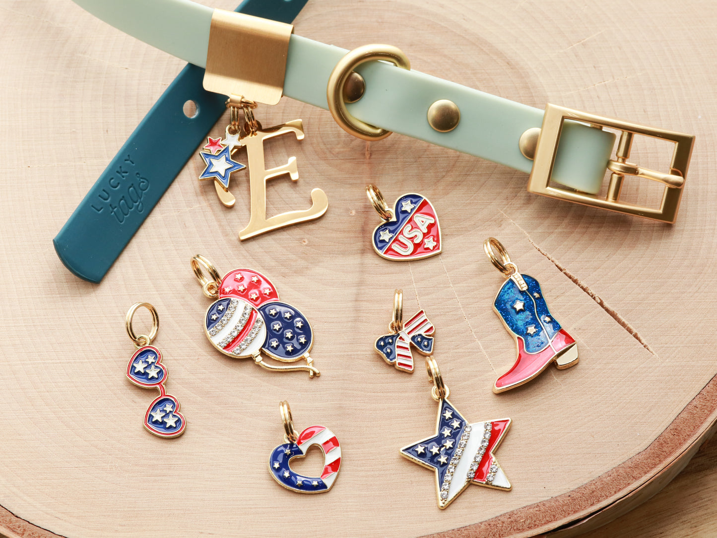 Patriotic Collar Charms