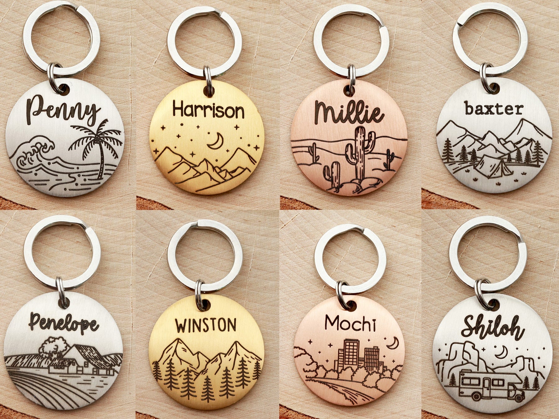 Lucky Tags, custom dog tags, engraved tags, beach tags, personalized tags, pet tags, collar tags, all tags, order dogs tags