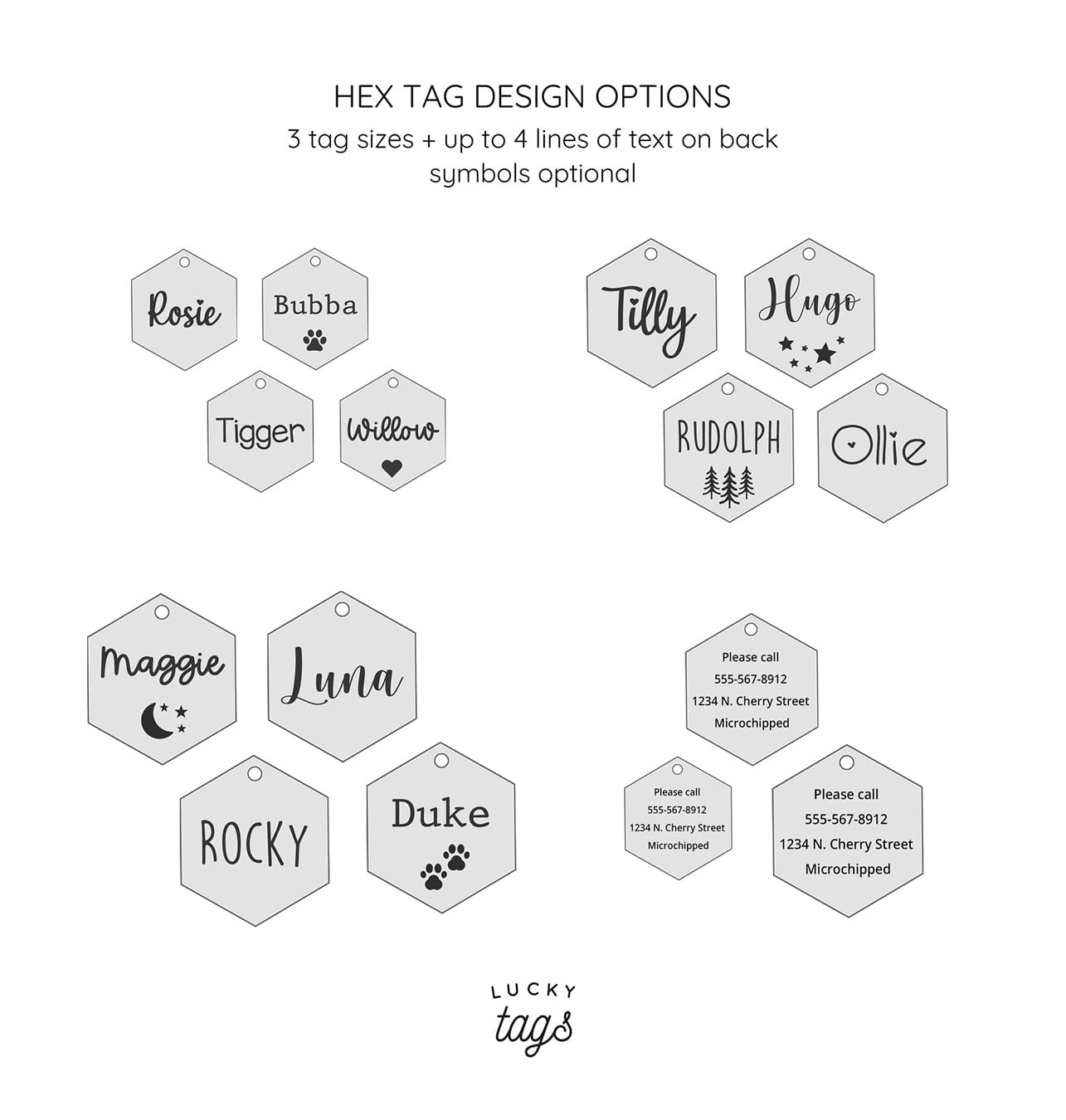 Hexagon Tag