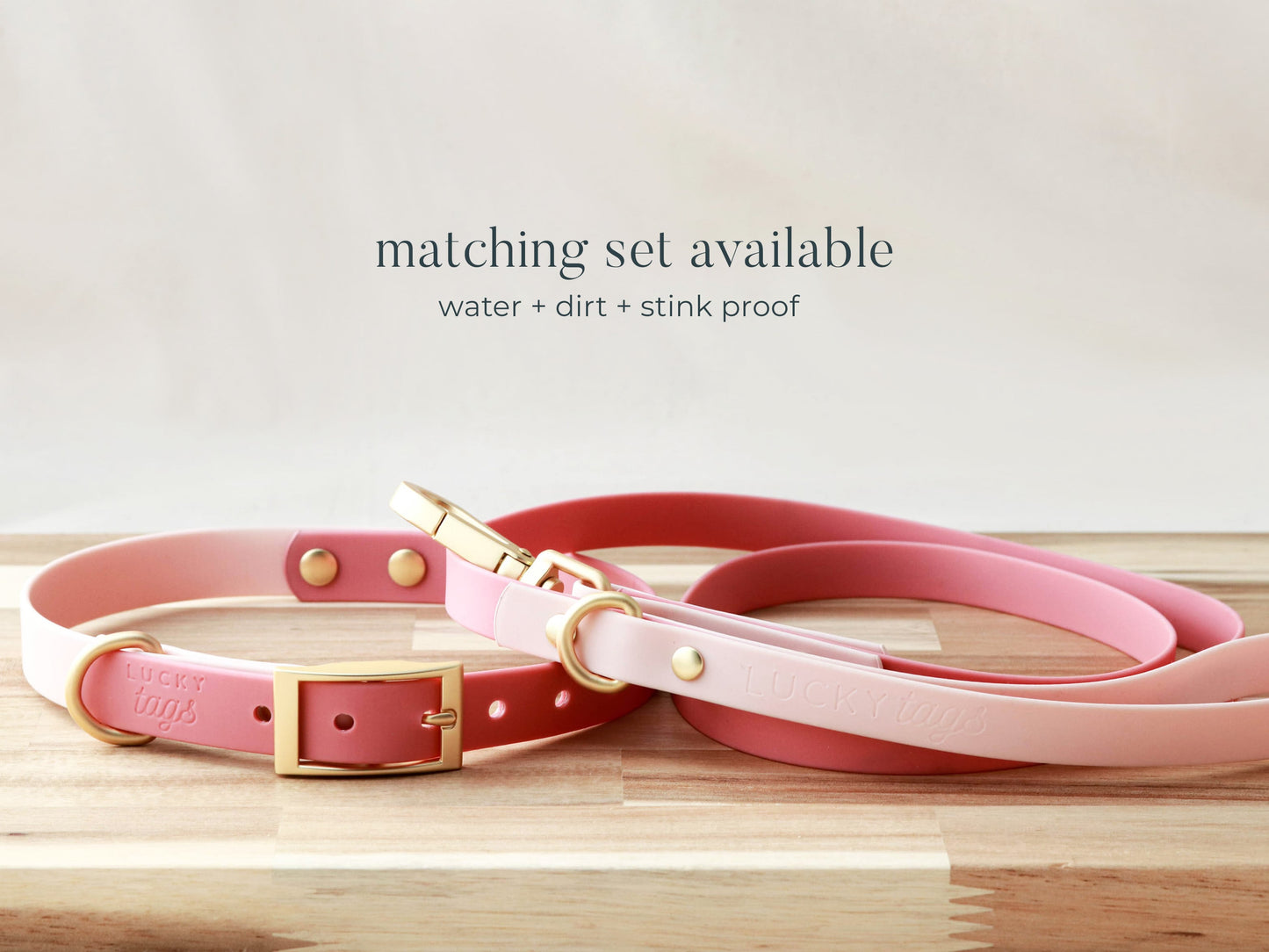 Pink Waterproof Collar
